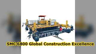 SMC 6800 Slipform Paver ওভারসিজ কনস্ট্রাকশন সাকসেস