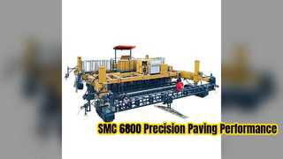 SMC 6800 Slipform Paver ওভারসিজ কনস্ট্রাকশন সাকসেস